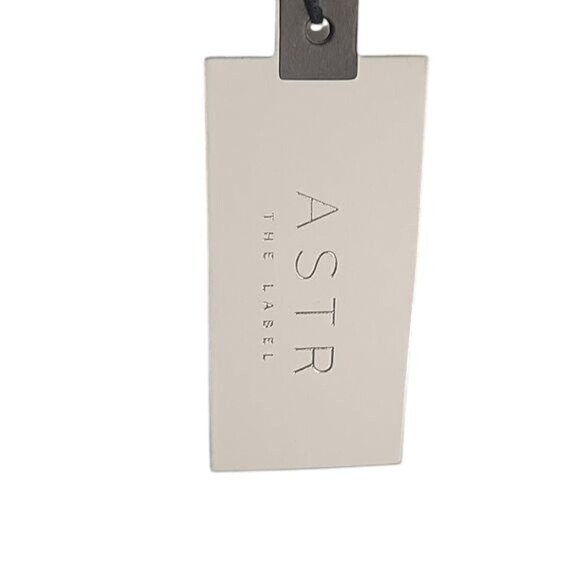 Astr The‎ Label Black Tie Back Bodysuit Size S Womens Stretchy & Fitted Design - Picture 2 of 8